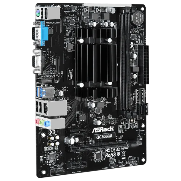 Материнская плата ASRock QC6000M mATX/ AMD E2-6110 photo 2