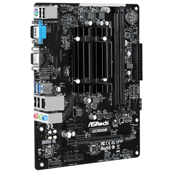 Материнская плата ASRock QC6000M mATX/ AMD E2-6110 photo 2