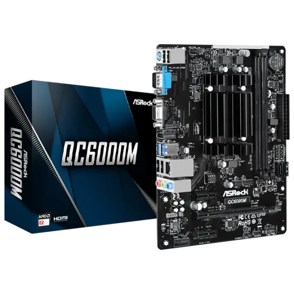 Материнская плата ASRock QC6000M mATX/ AMD E2-6110 photo 5