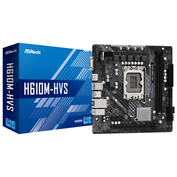 Материнская плата ASRock H610M-HVS mATX/ Intel H610 photo 5