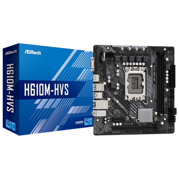 Материнская плата ASRock H610M-HVS mATX/ Intel H610 photo 5