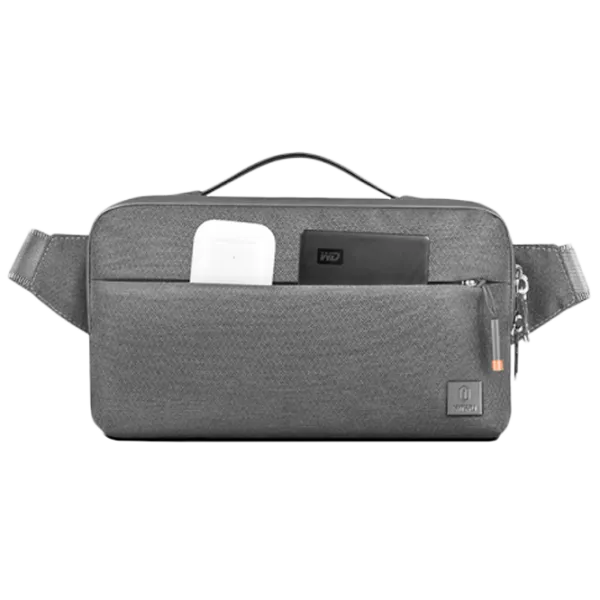 Geantă organizer WIWU Alpha Crossbody Poliester/ Gray photo 6