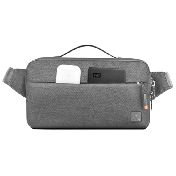 Geantă organizer WIWU Alpha Crossbody Poliester/ Gray photo 6