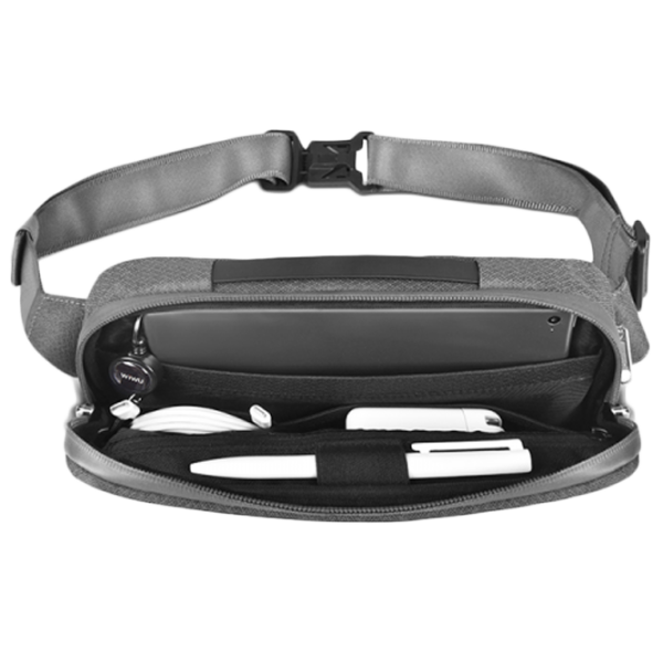 Geantă organizer WIWU Alpha Crossbody Poliester/ Gray photo 7