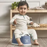 Oliță BabyBjorn Smart Potty Deep 051269A Pentru băieți / 12+ luni / Blue photo 2
