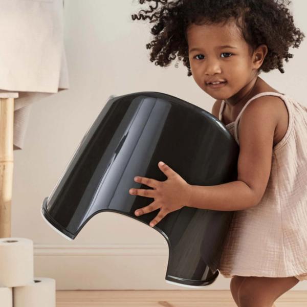 Oliță BabyBjorn Potty Chair Powder 055256A pentru băieți/ 12+ luni/ Black photo 5
