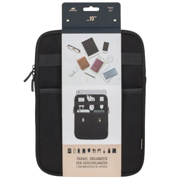 Geantă organizer RivaCase 5617 Neopren/ Black photo 7
