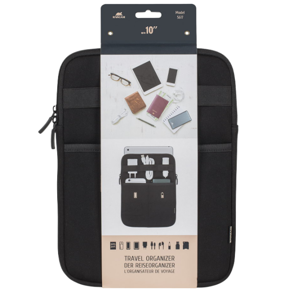 Geantă organizer RivaCase 5617 Neopren/ Black photo 7