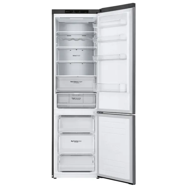 Frigider LG GW-B509SLNM cu congelator jos 384 l / 203 cm / Inox photo 4