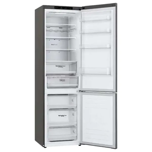 Frigider LG GW-B509SLNM cu congelator jos 384 l / 203 cm / Inox photo 5