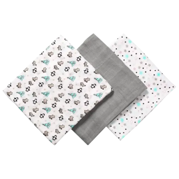 Пеленки BabyOno 397/ 02 Многораовые/ Серый photo 2
