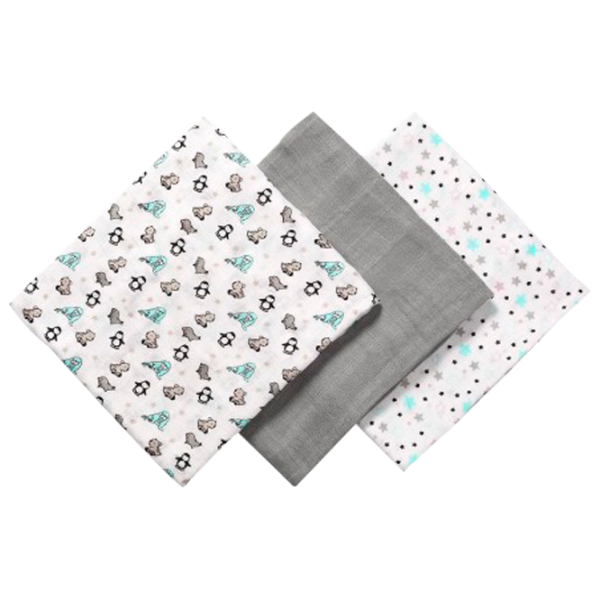 Пеленки BabyOno 397/ 02 Многораовые/ Серый photo 2