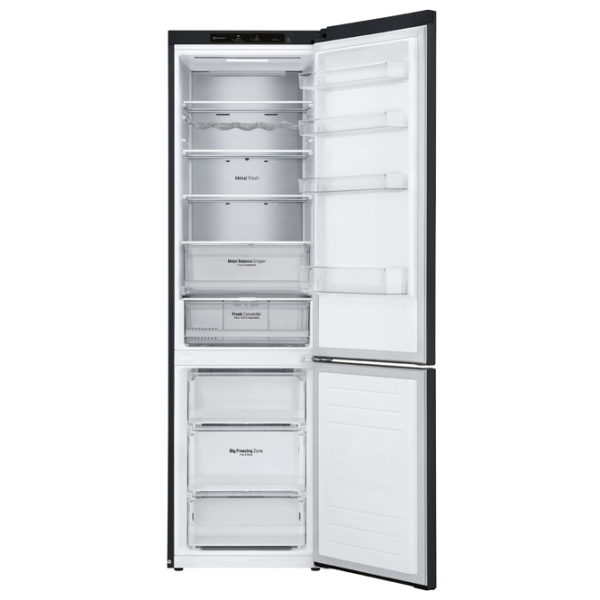 Frigider LG GW-B509SBNM cu congelator jos 384 l / 203 cm / Black photo 5