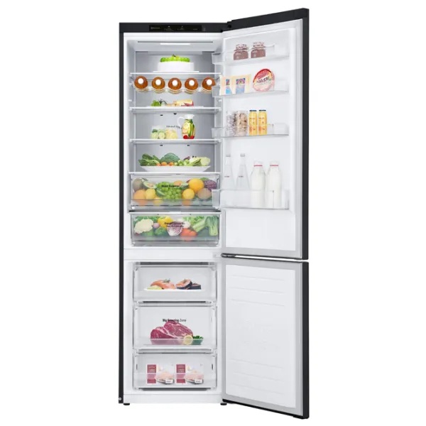 Frigider LG GW-B509SBNM cu congelator jos 384 l / 203 cm / Black photo 6
