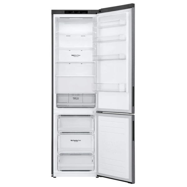 Frigider LG GW-B509CLZM cu congelator jos 384 l / 203 cm / Inox photo 5