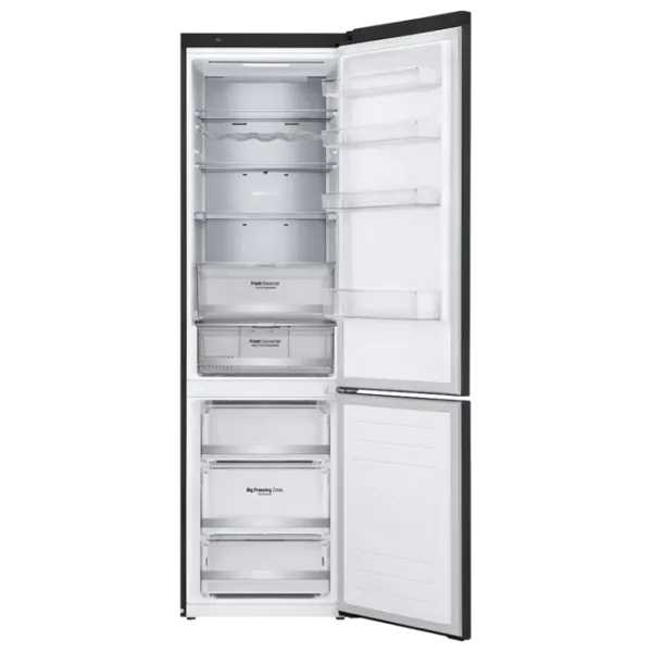 Frigider LG GW-B509SBUM cu congelator jos 384 l / 203 cm / Black photo 3