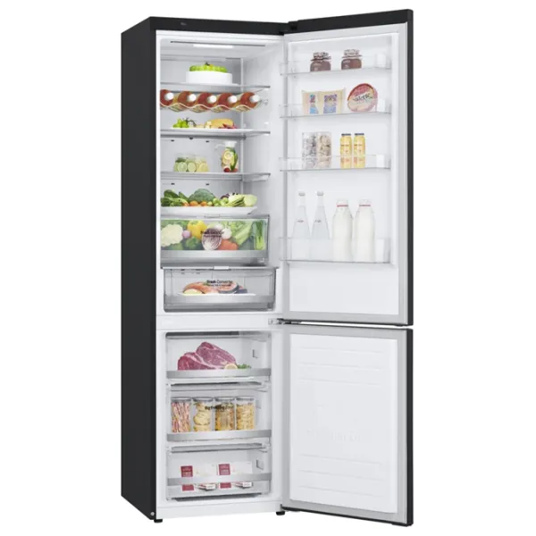 Frigider LG GW-B509SBUM cu congelator jos 384 l / 203 cm / Black photo 5