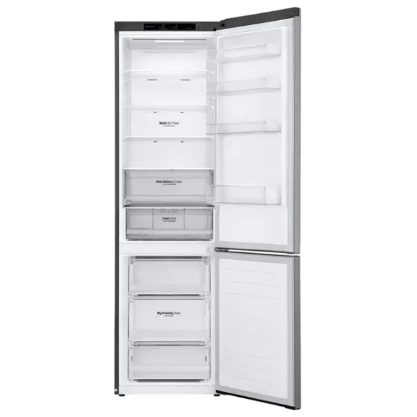 Frigider LG GW-B509SMJM cu congelator jos 384 l / 203 cm / Inox photo 5