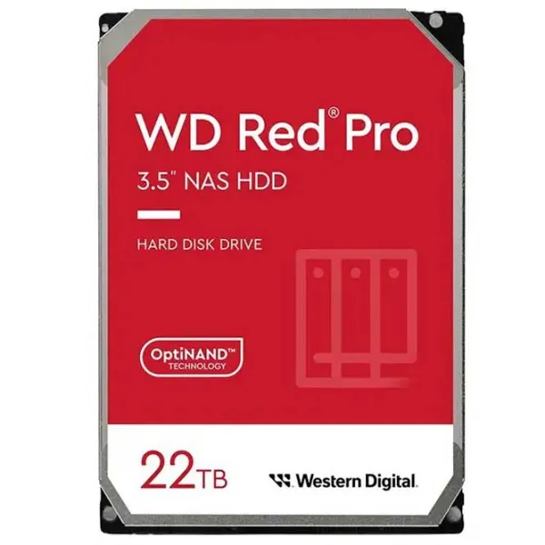HDD Western Digital Red Pro Nas 22 ТБ WD221KFGX/ Серебристый photo 2