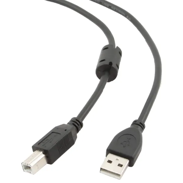 Кабель данных Cablexpert USB Type-A + USB Type-B 3 м/ Черный photo 2