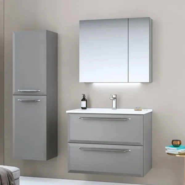 Dulap penal Orka Nuvola Pe perete/ MDF/ Grey photo 2