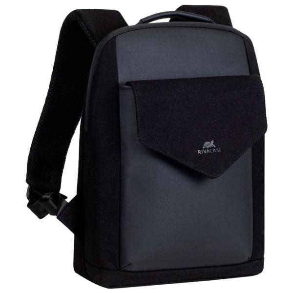 Рюкзак RivaCase 8521 Canvas Urban 13.3"/ Черный photo 2