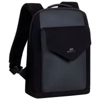 Rucsac RivaCase 8521 Canvas Urban 13.3"/ Black photo 2