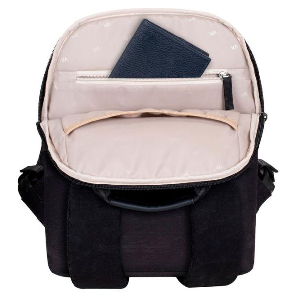 Рюкзак RivaCase 8521 Canvas Urban 13.3"/ Черный photo 8