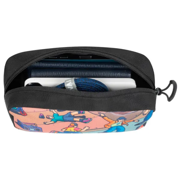 Geanta de talie RivaCase 5410 Waist Print Skaters Black photo 5
