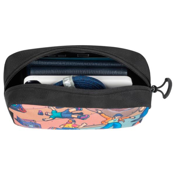 Geanta de talie RivaCase 5410 Waist Print Skaters Black photo 5