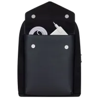 Rucsac pentru laptop RivaCase Canvas Urban 14"/ Gray Black photo 3