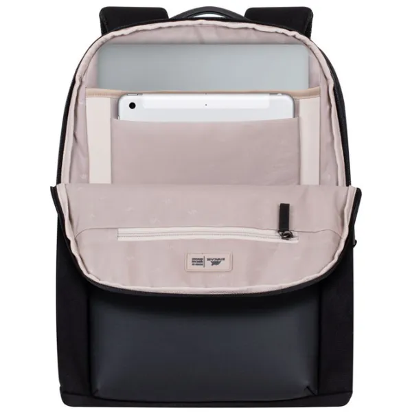 Rucsac pentru laptop RivaCase Canvas Urban 14"/ Gray Black photo 7
