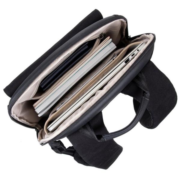 Rucsac pentru laptop RivaCase Canvas Urban 14"/ Gray Black photo 9