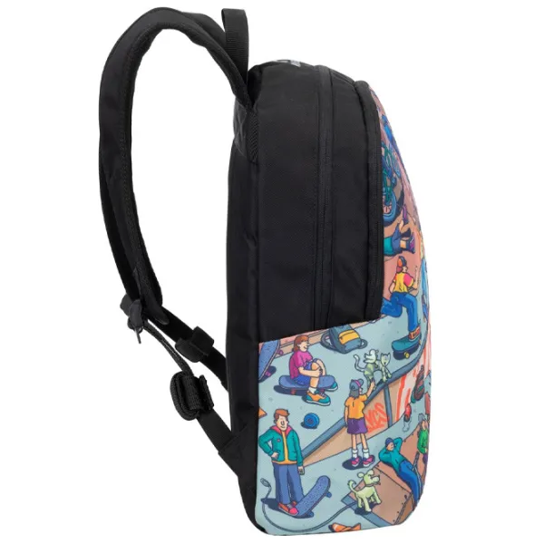 Rucsac RivaCase Urban Skaters Black/ 12 l photo 7