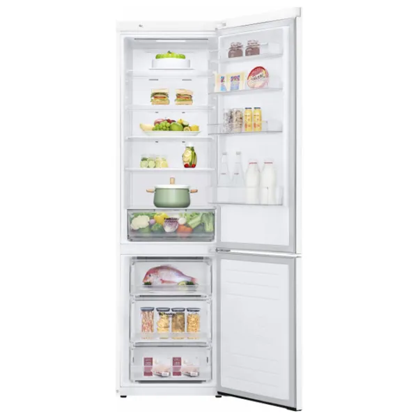 Frigider LG GW-B509SQKM cu congelator jos 384 l / 203 cm / White photo 6