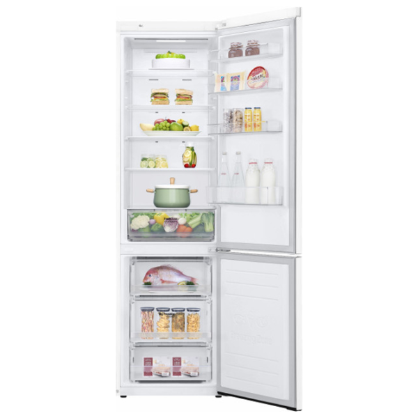 Frigider LG GW-B509SQKM cu congelator jos 384 l / 203 cm / White photo 6