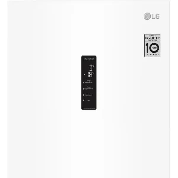 Frigider LG GW-B509SQKM cu congelator jos 384 l / 203 cm / White photo 7