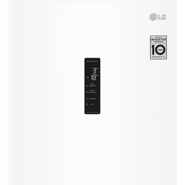 Frigider LG GW-B509SQKM cu congelator jos 384 l / 203 cm / White photo 7