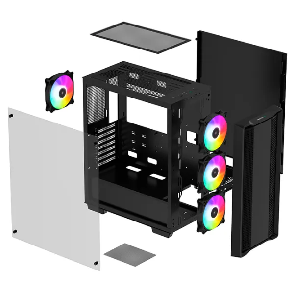 Корпус Deepcool CC560 Mid Tower / Черный photo 15