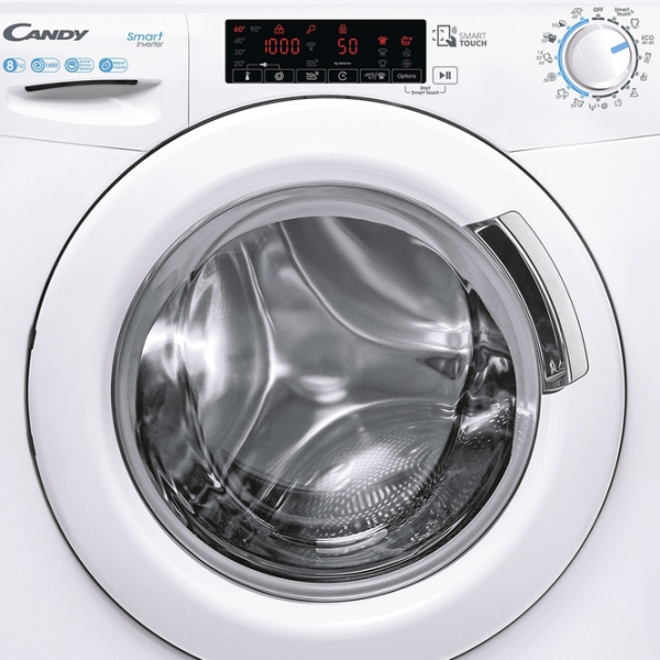 Mașină de spălat Candy CS 148TXME-S  8 kg / 1400 rpm / White photo 2