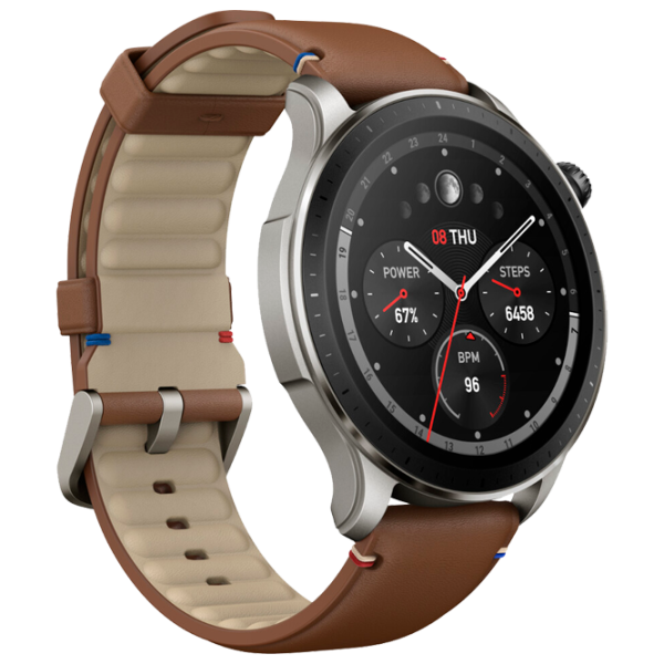 Умные часы Amazfit GTR 4 1.43"/ W2166EU3N/ Серебристый Коричневый photo 2 Умные часы Amazfit GTR 4 1.43"/ W2166EU3N/ Серебристый Коричневый photo 2