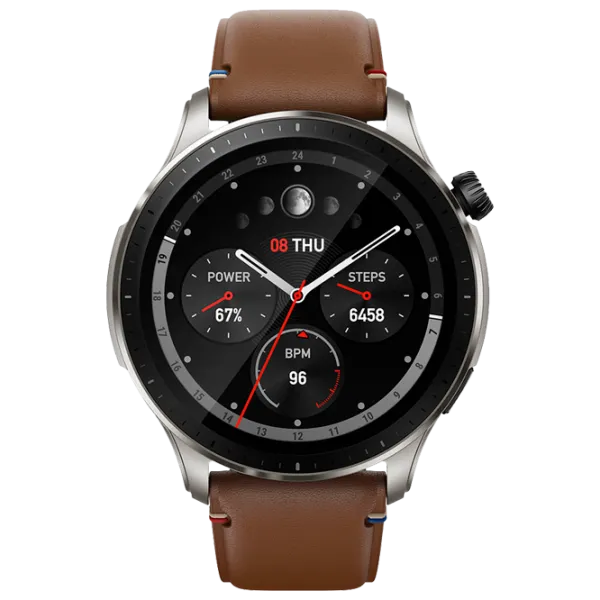 Умные часы Amazfit GTR 4 1.43"/ W2166EU3N/ Серебристый Коричневый photo 3 Умные часы Amazfit GTR 4 1.43"/ W2166EU3N/ Серебристый Коричневый photo 3
