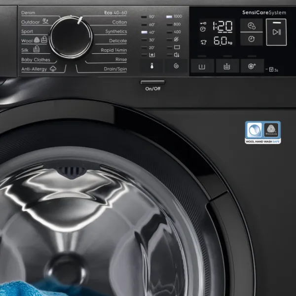 Mașină de spălat Electrolux EW6SN406BXI 6 kg / 1000 rpm / Black photo 3