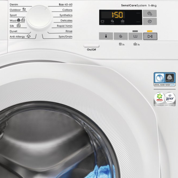 Mașină de spălat Electrolux EW6FN528S 8 kg / 1200 rpm / White photo 2