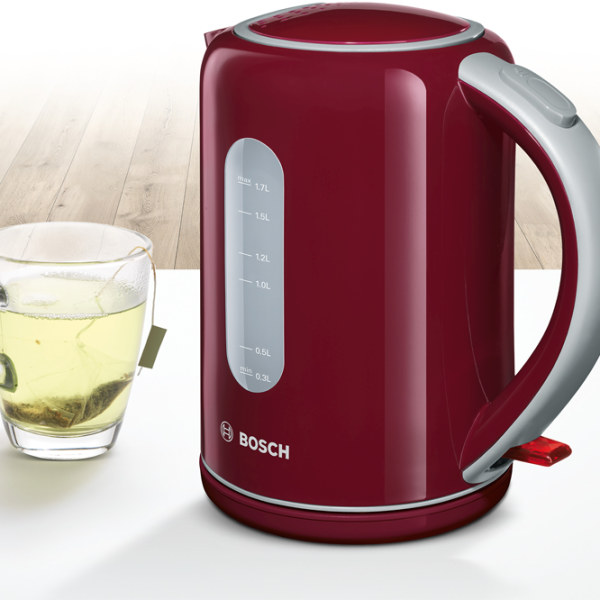 Ceainic electric Bosch TWK7604 1.7l / Ascuns / Red photo 5