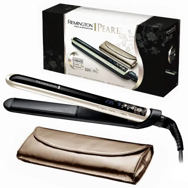 Placă de îndreptat părul Remington S9500 White Black photo 4
