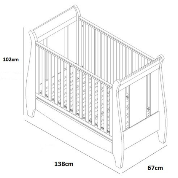 Детская кровать Tutti Bambini Katie (2111139/ 50) 0 месяцев - 4 года/ Коричневый photo 5 Детская кровать Tutti Bambini Katie (2111139/ 50) 0 месяцев - 4 года/ Коричневый photo 5