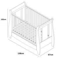Детская кровать Tutti Bambini Katie (2111139/ 50) 0 месяцев - 4 года/ Коричневый photo 5