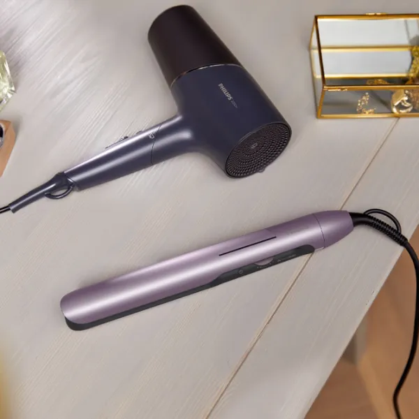 Placă de îndreptat părul Philips BHS530/ 00 Metalic Pink photo 7