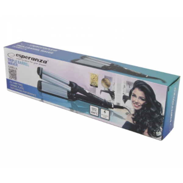 Placă de ondulat Esperanza EBL013 55 W/ Silver Black photo 5